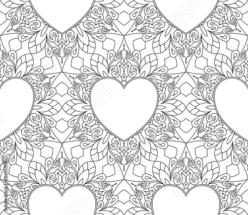 rich-decorated-calligraphic-outlined-stroke-monochrome-seamless