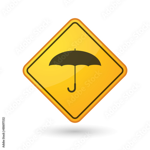 Awareness sign with an umbrella Stock Vector Adobe Stock