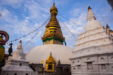 Swayambhunath Stupa Taken In The Capital Of Nepal, Kathmandu