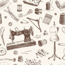 Vintage Sewing Clipart Free Stock Photo - Public Domain Pictures