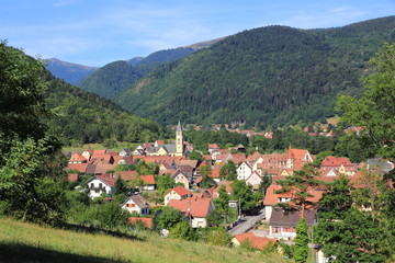 Wall Mural - Metzeral, village touristique des Vosges