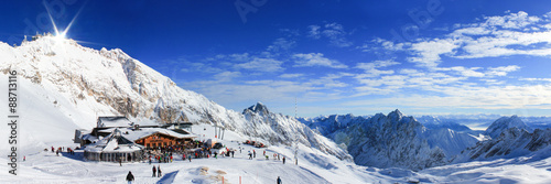 zugspitze-najwyzszy-szczyt-gorski-w-niemczech-zima