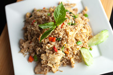 Thai Fried Rice With Chicken
