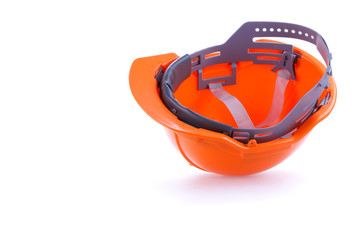 orange safety helmet hard hat, tool protect worker