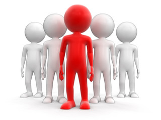Poster - Human character (clipping path included)