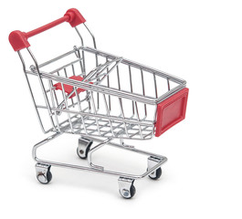 metal shopping trolley