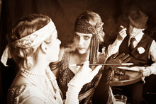 Flapper Girls And Gangster