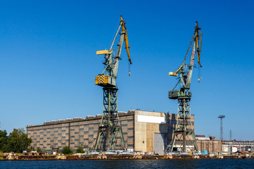 Wall Mural - Gdansk. Sea port.