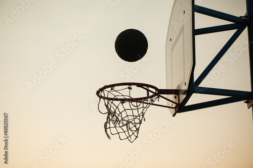 Papel de parede basketball over the ring