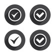 © blankstock - Check signs. Checkbox confirm icons.