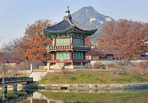 Stampe Pagoda in Gyeongbokgung Palace in Seoul, Korea