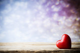 Heart. Greeting card.