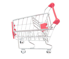 metal shopping trolley