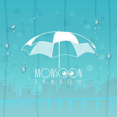 Poster - Poster or banner design for Monsoon Season.