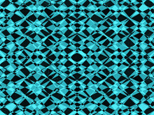 Black And Blue Kaleidoscope Pattern