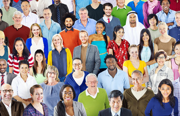 Poster - Diverse Diversity Ethnic Ethnicity Togetherness Unity Concept
