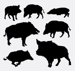 wild boar silhouette