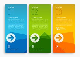 Wall Mural - infographics web banner & label design
