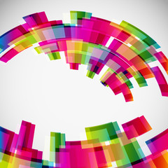 Leinwandbilder - Abstract background with digital design elements.