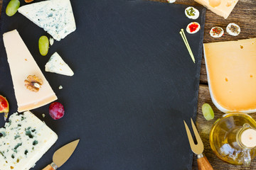 Wall Mural - Various types of cheese