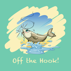 Poster - Idiom off the hook