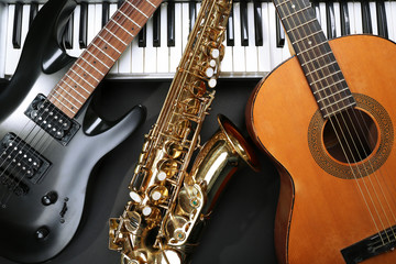 Wall Mural - Musical instruments, closeup