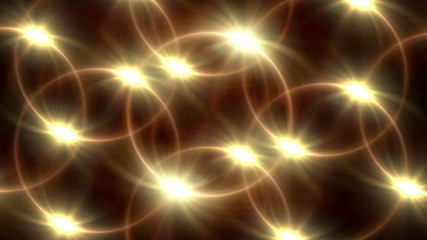 Wall Mural - The circle shape of ring lens flares is rotating with dark background