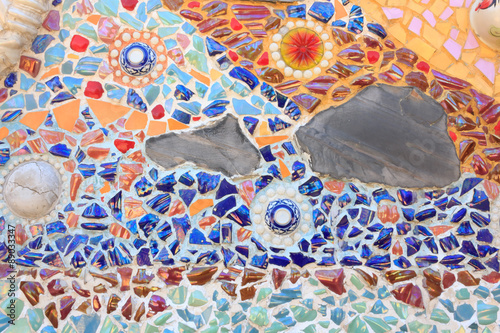 Fényképezés Background made of beautiful jewelry and chinaware