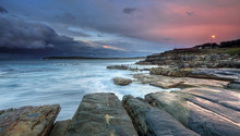 Mahon Pool And Maroubra With Incoming Storm