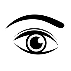 Wall Mural - eye vector