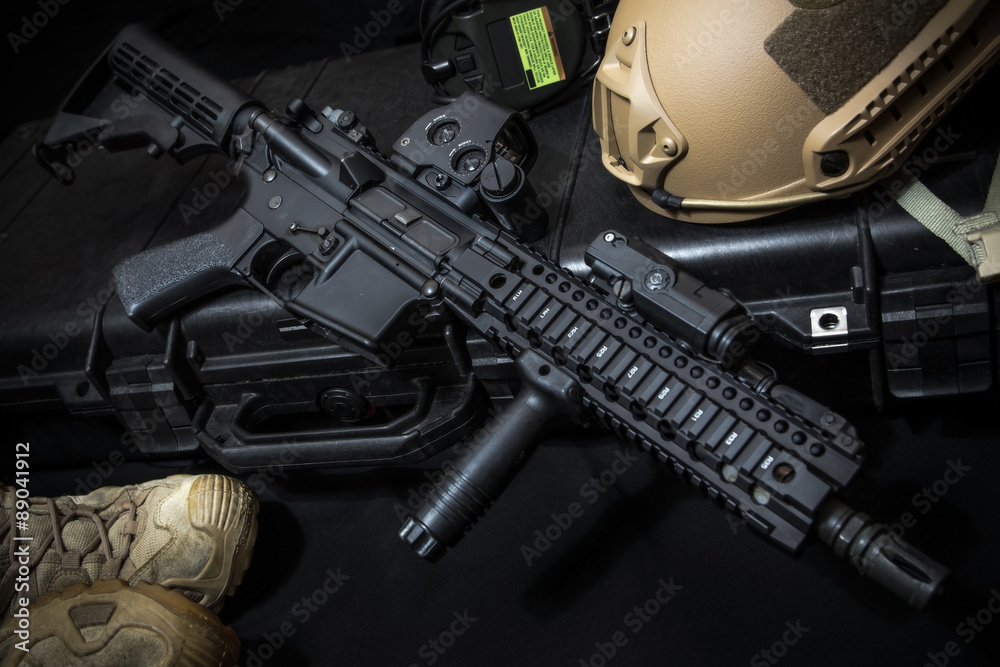 Assult Rifle Fort assult rifle Stock Photo | Adobe Stock