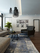 © XtravaganT - Modern cozy living room interior with gray couch