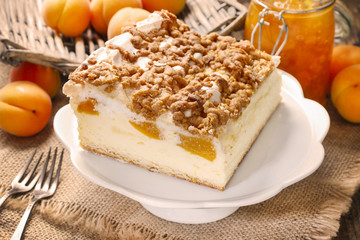 Poster - Peach cheese cake