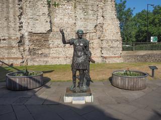 Wall Mural - Trajan statue in London