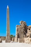 Fototapeta Do akwarium - Obelisk of Queen Hapshetsut in Karnak, Egypt