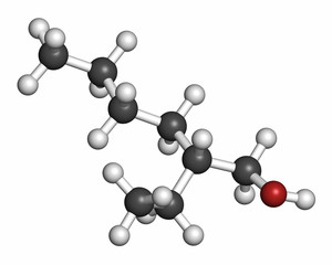 Poster - 2-ethylhexanol (2-EH) molecule. 