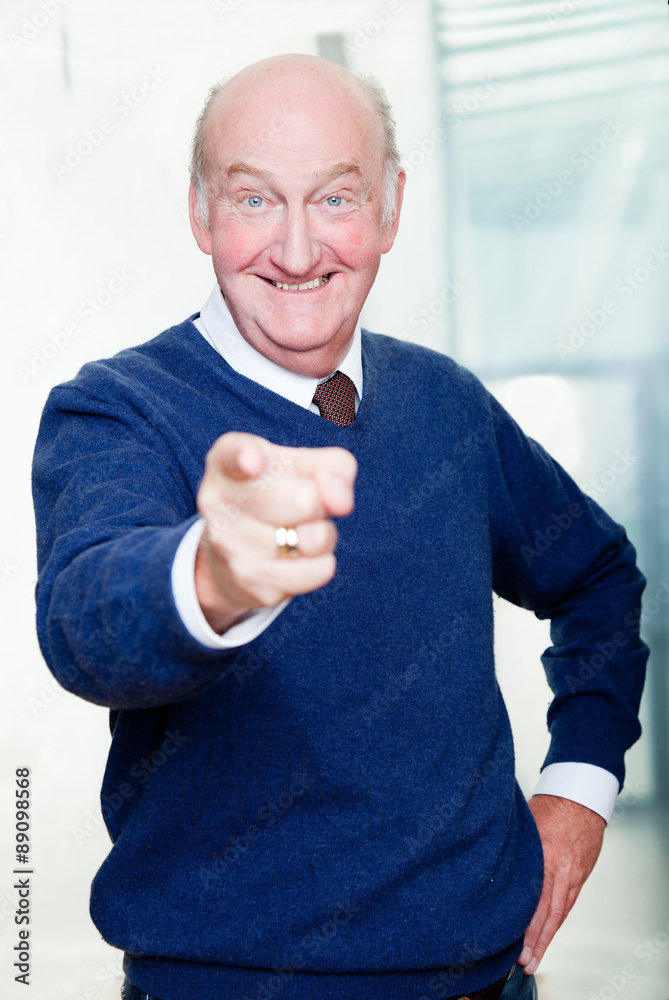 Dicker alter mann