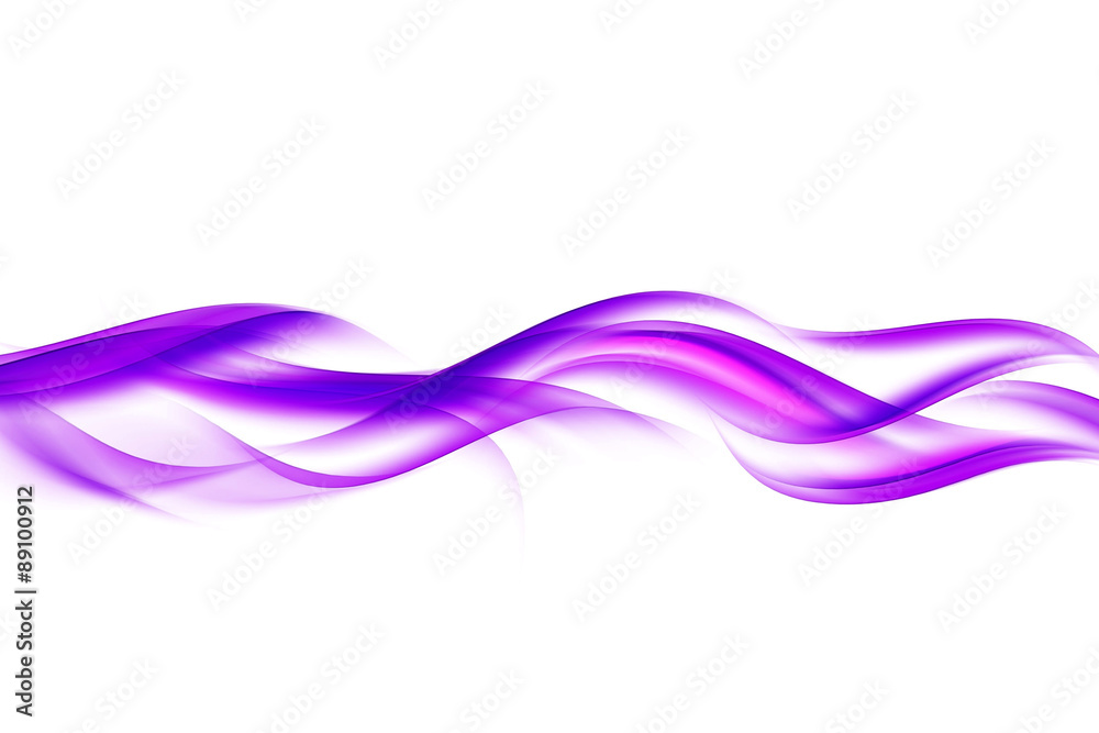 abstract purple wave background - obrazy, fototapety, plakaty 