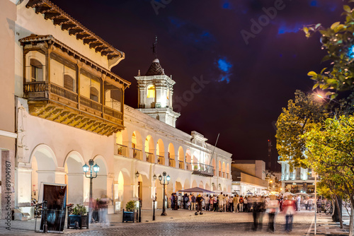 Fotografie, Tablou The Salta Cabildo in Salta, Argentina