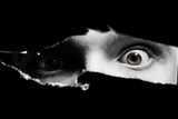 Fototapeta  - Scary eyes of a man