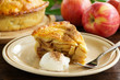 Classic American apple pie.