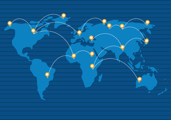 every part of the world is connected into single network