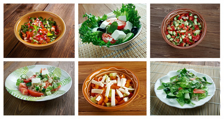 Sticker - set  Healthy  Salad