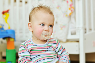 Wall Mural - portrait of  baby