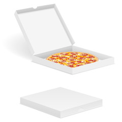 Wall Mural - pizza in box