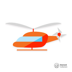 Poster - Helicopter icon