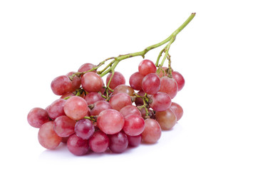 grapes isolated on over white background