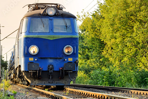 Naklejka ścienna railway transport