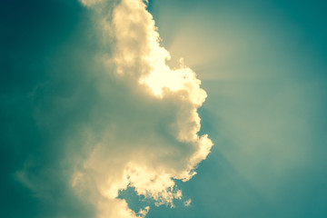 Wall Mural - sky hiding the sun