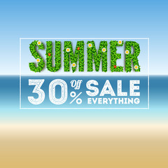 Poster - Summer sale. 